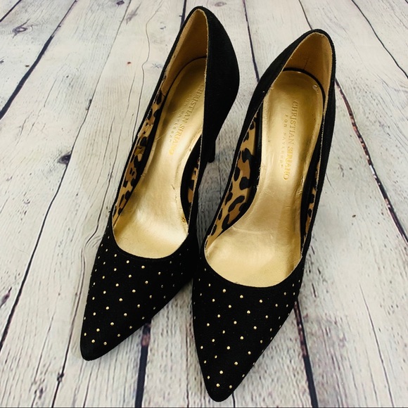 Christian Siriano Shoes - Christian Siriano | Black Studded Pumps Size 9
